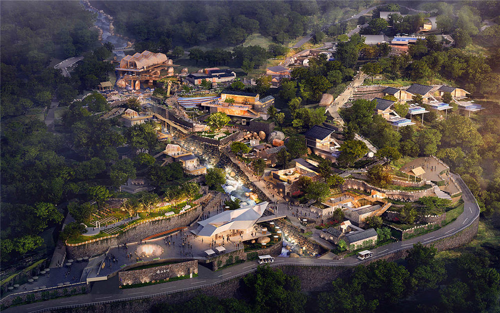 泰山生态度假爱游戏最新官网_爱游戏(中国)概念设计方案效果图