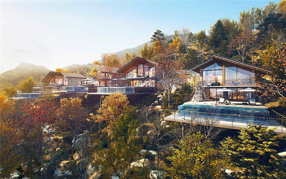 泰山生态度假爱游戏最新官网_爱游戏(中国)概念设计方案效果图