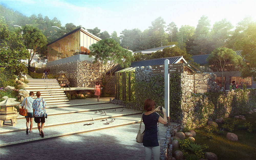 泰山生态度假爱游戏最新官网_爱游戏(中国)概念设计方案效果图