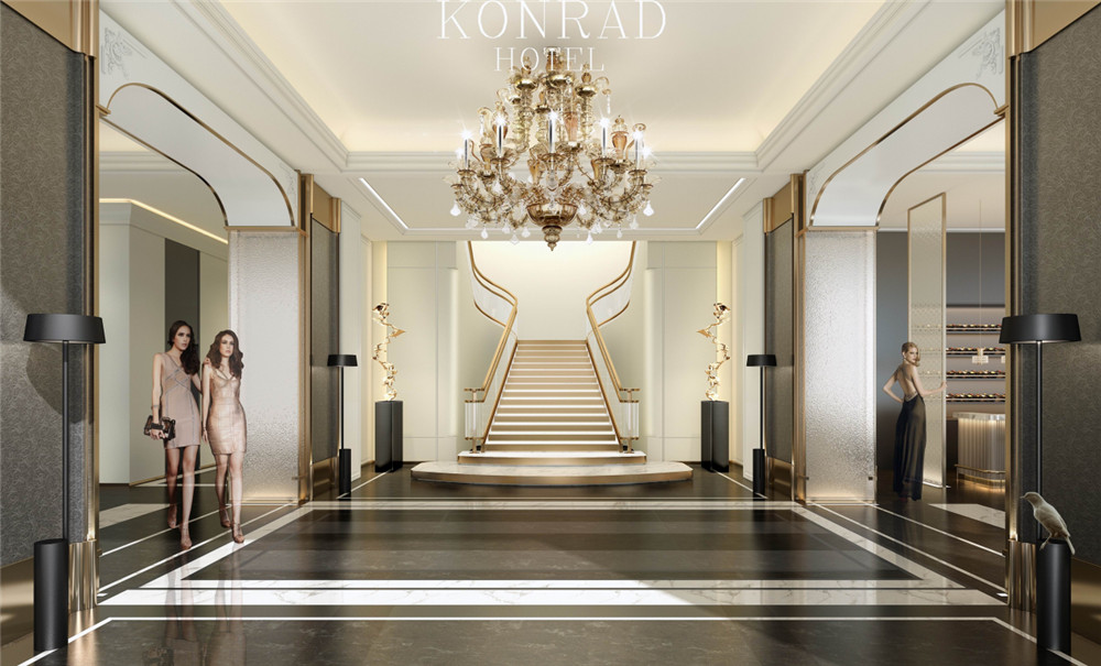 港丽轻奢风精品爱游戏最新官网_爱游戏(中国)设计装修效果图