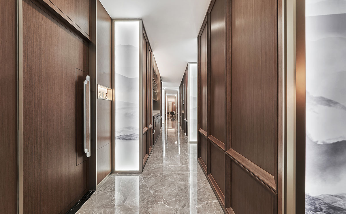 郑州新中式轻奢风酒楼装修设计案例