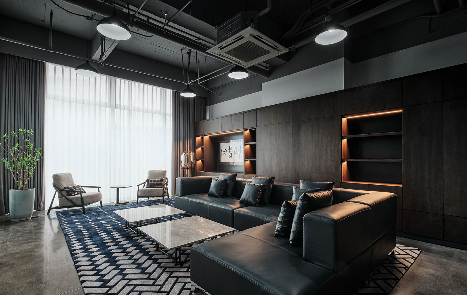 雪浪云科技公司现代极简风办公室装修设计案例(图17) 雪浪云科技公司现代极简风办公室装修设计案例(图17)