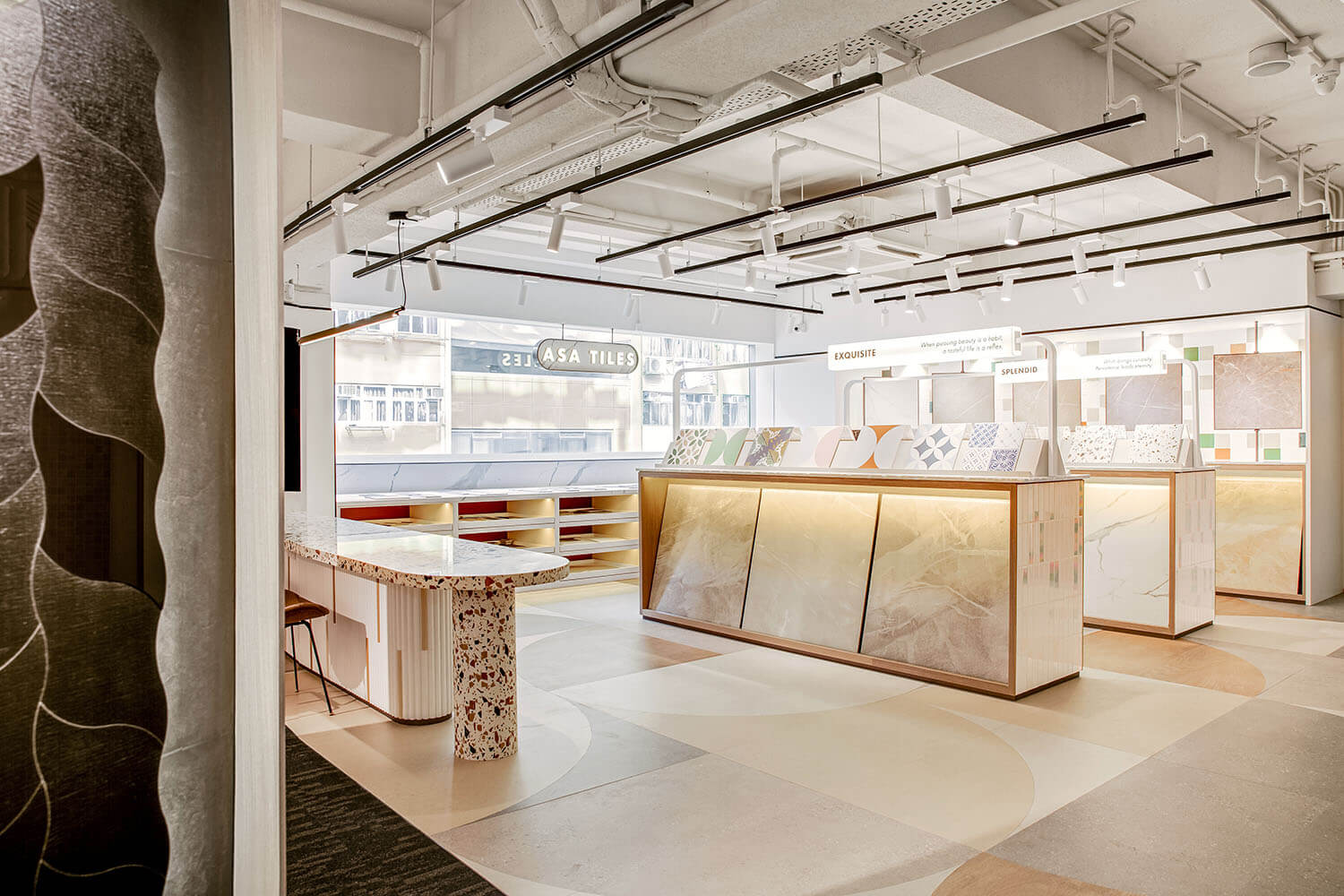 郑州企业展厅设计案例-ASA瓷砖展厅装修设计(图1) 郑州企业展厅设计案例-ASA瓷砖展厅装修设计(图1)