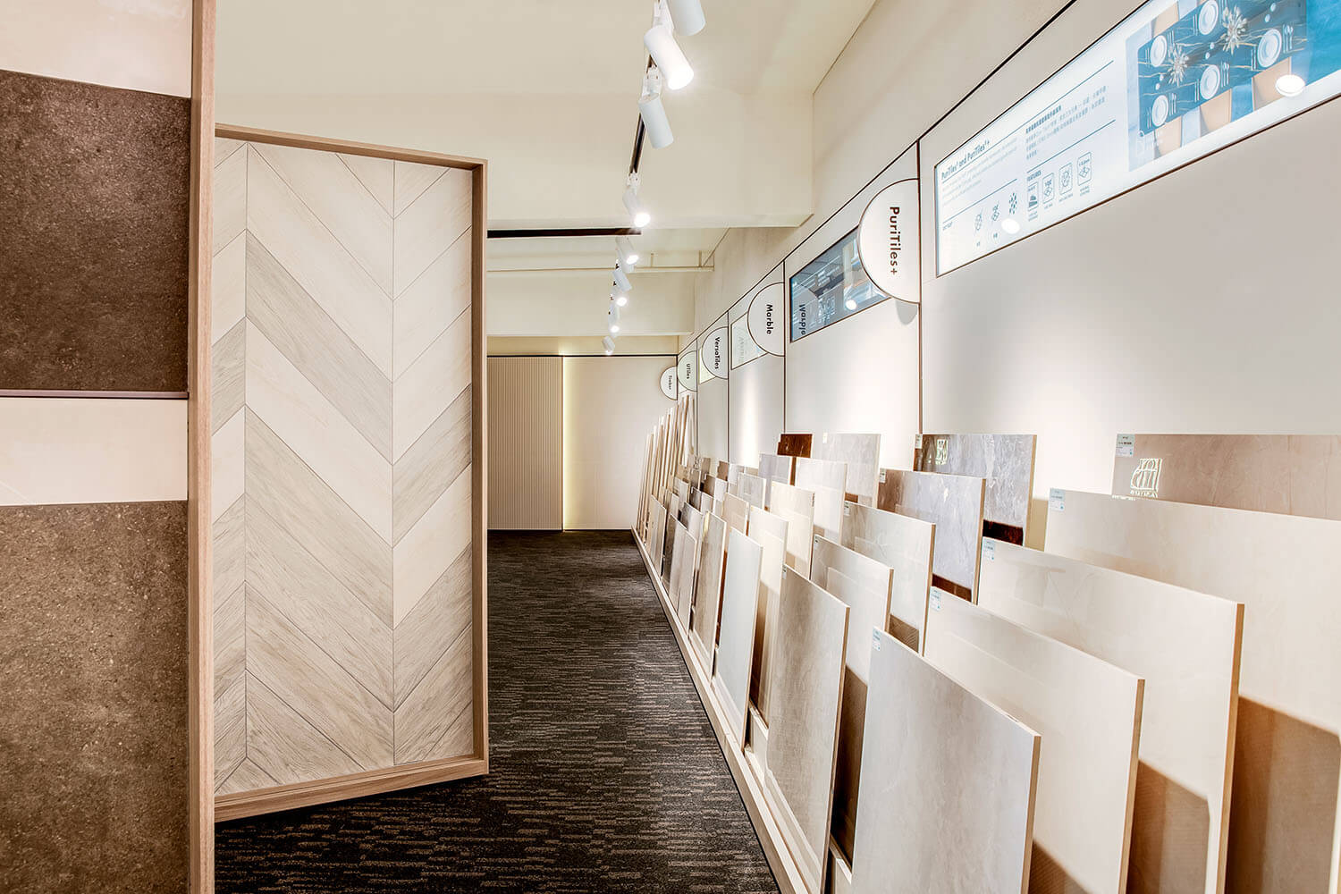 郑州企业展厅设计案例-ASA瓷砖展厅装修设计(图6) 郑州企业展厅设计案例-ASA瓷砖展厅装修设计(图6)