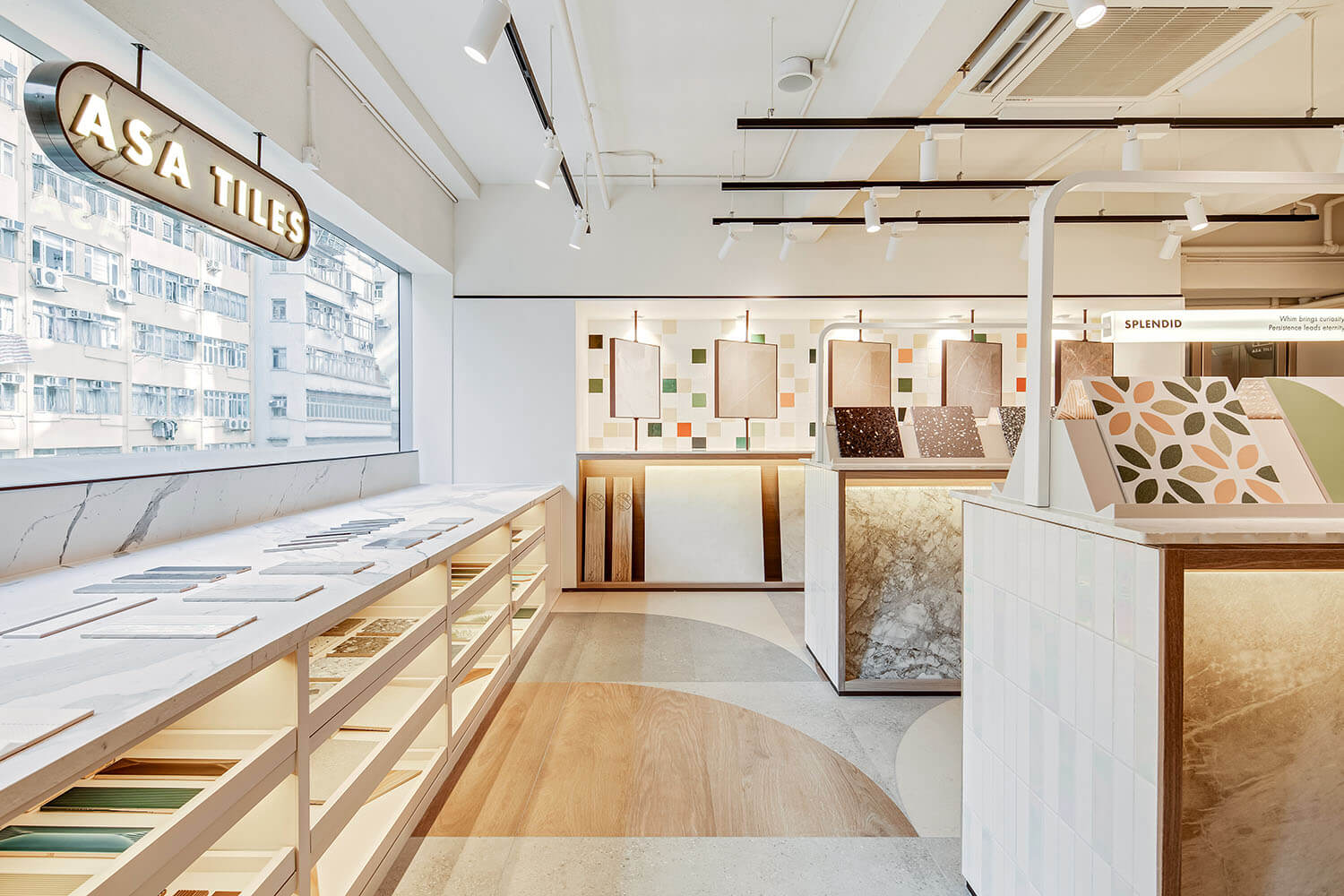 郑州企业展厅设计案例-ASA瓷砖展厅装修设计(图8) 郑州企业展厅设计案例-ASA瓷砖展厅装修设计(图8)