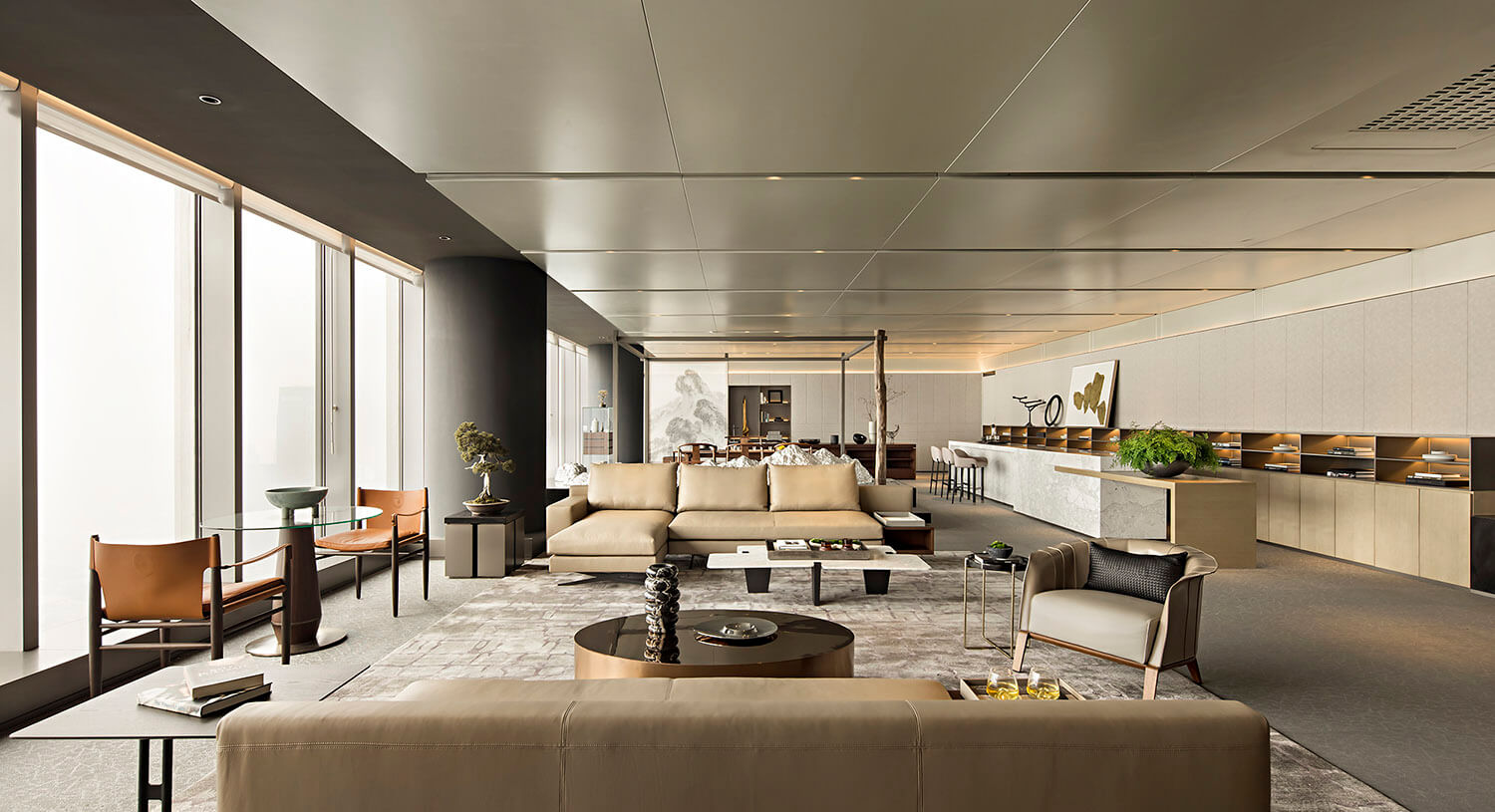 办公楼装修—禅意办公会所设计案例(图4) 办公楼装修—禅意办公会所设计案例(图4)