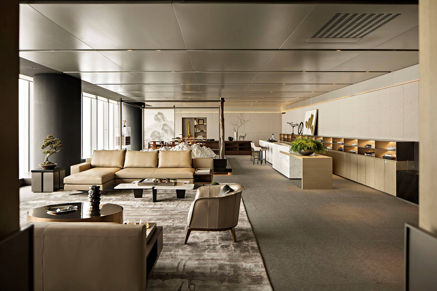 办公楼装修—禅意办公会所设计案例(图7) 办公楼装修—禅意办公会所设计案例(图7)