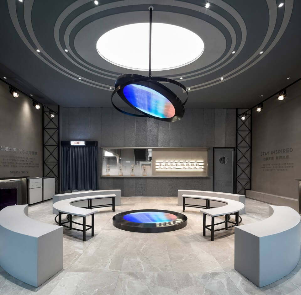 郑州奶茶店装修公司喜茶小剧场设计案例(图5) 郑州奶茶店装修公司喜茶小剧场设计案例(图5)