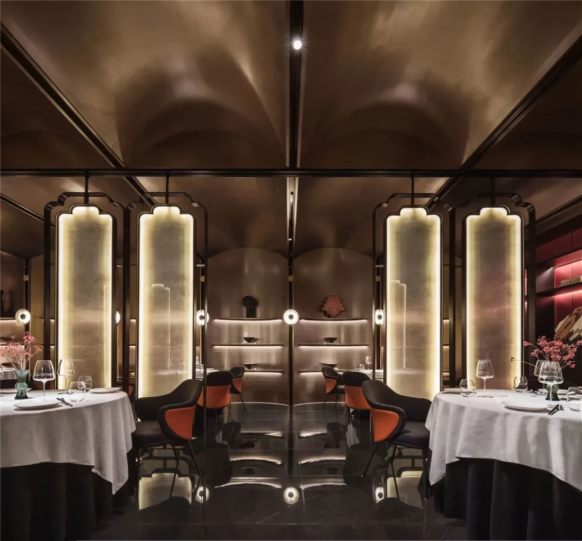 2000平宋代美学高端商务中餐厅装修设计分享(图3) 2000平宋代美学高端商务中餐厅装修设计分享(图3)