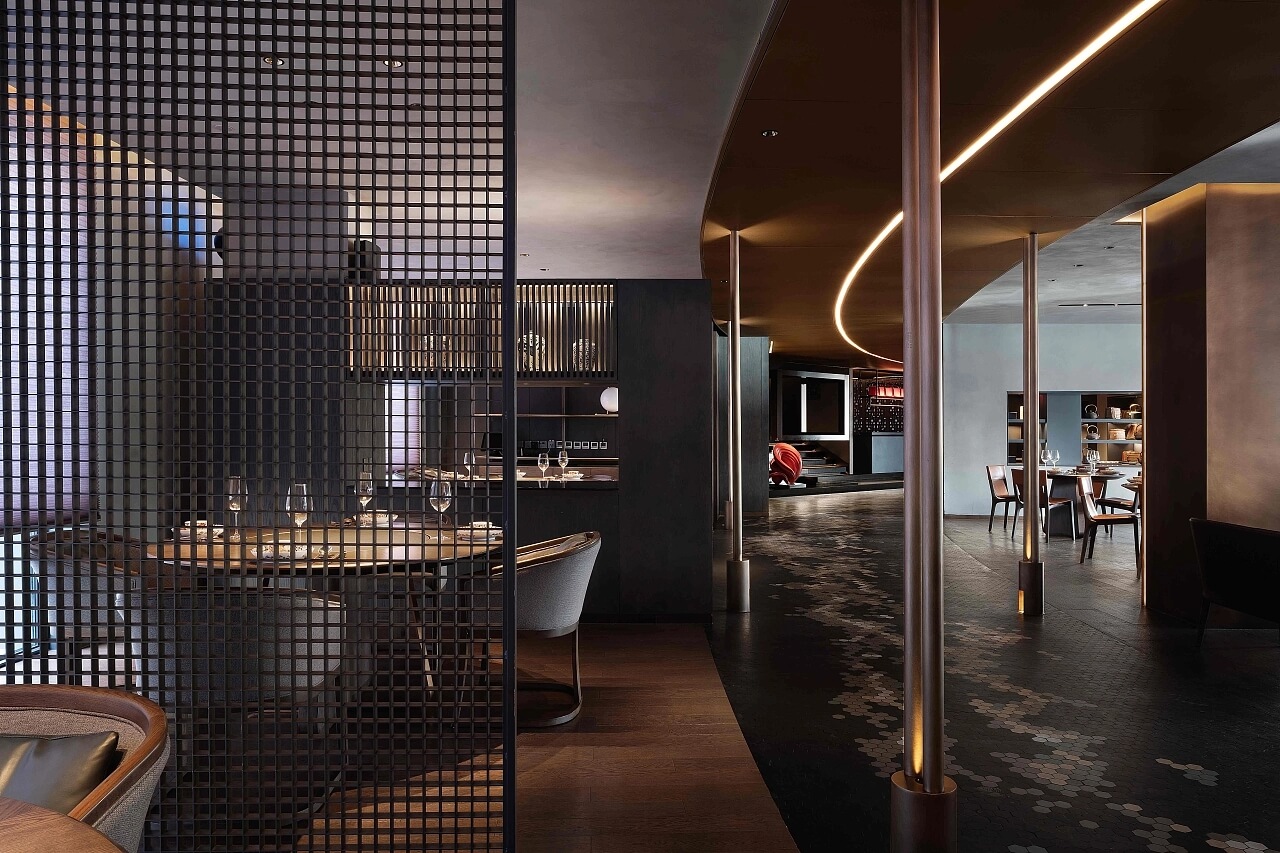 现代中西结合拾久烤鸭蓝港店装修案例分享(图7) 7.jpg