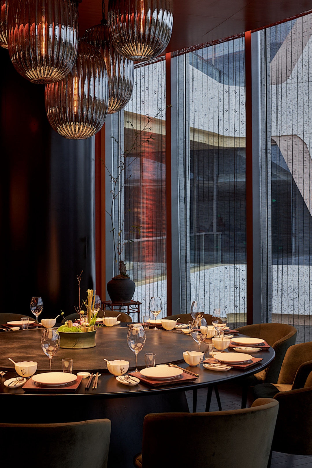 淮扬菜系餐厅设计推荐:淮左·竹西餐饮设计(图10) 淮扬菜系餐厅设计推荐:淮左·竹西餐饮设计(图10)