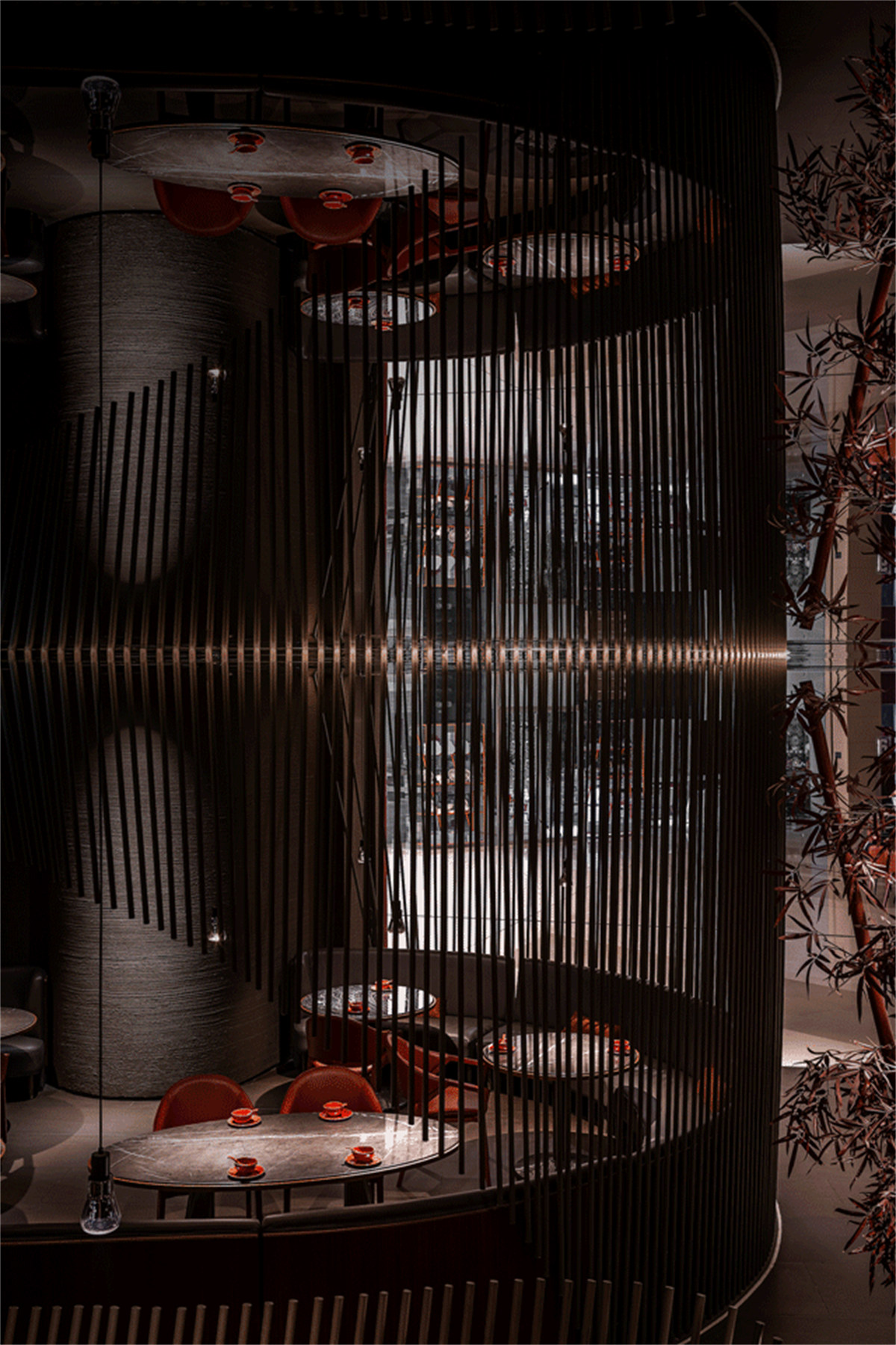 郑州餐饮设计推荐湘爱新式湖南菜餐厅装修设计(图4) 郑州餐饮设计推荐湘爱新式湖南菜餐厅装修设计(图4)