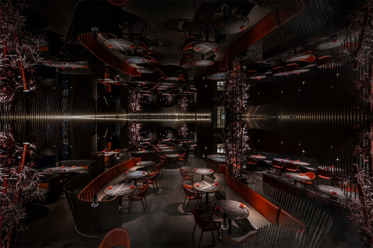 郑州餐饮设计推荐湘爱新式湖南菜餐厅装修设计(图5) 郑州餐饮设计推荐湘爱新式湖南菜餐厅装修设计(图5)