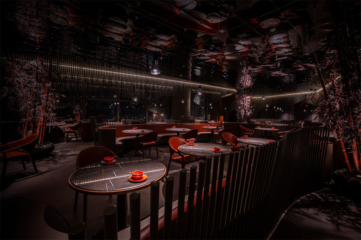 郑州餐饮设计推荐湘爱新式湖南菜餐厅装修设计(图6) 郑州餐饮设计推荐湘爱新式湖南菜餐厅装修设计(图6)