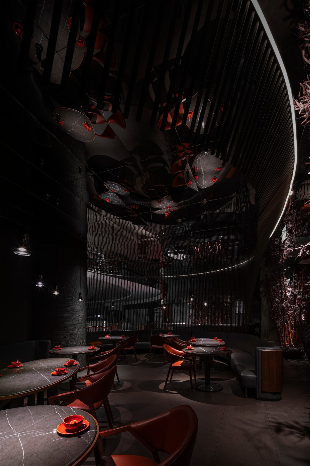 郑州餐饮设计推荐湘爱新式湖南菜餐厅装修设计(图7) 郑州餐饮设计推荐湘爱新式湖南菜餐厅装修设计(图7)