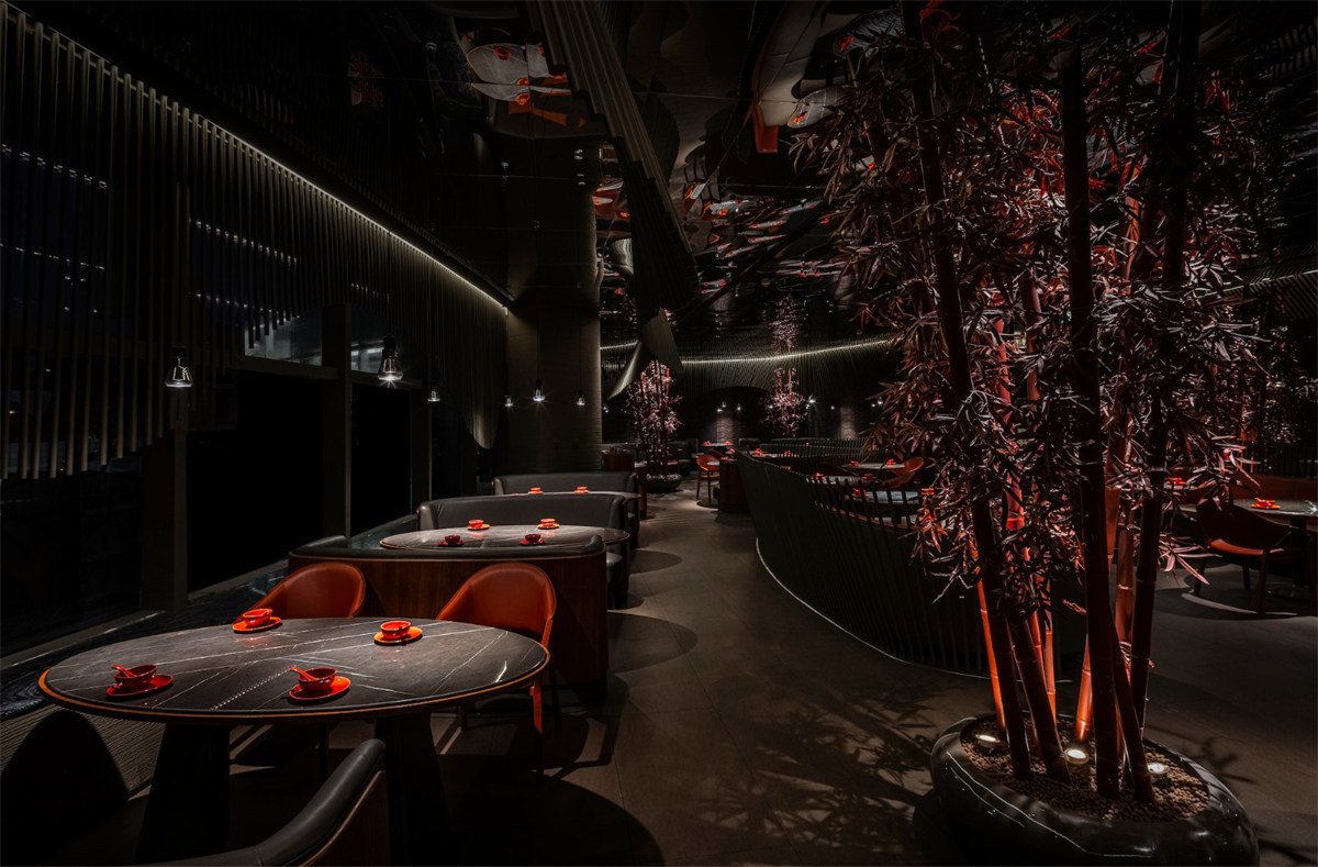 郑州餐饮设计推荐湘爱新式湖南菜餐厅装修设计(图8) 郑州餐饮设计推荐湘爱新式湖南菜餐厅装修设计(图8)