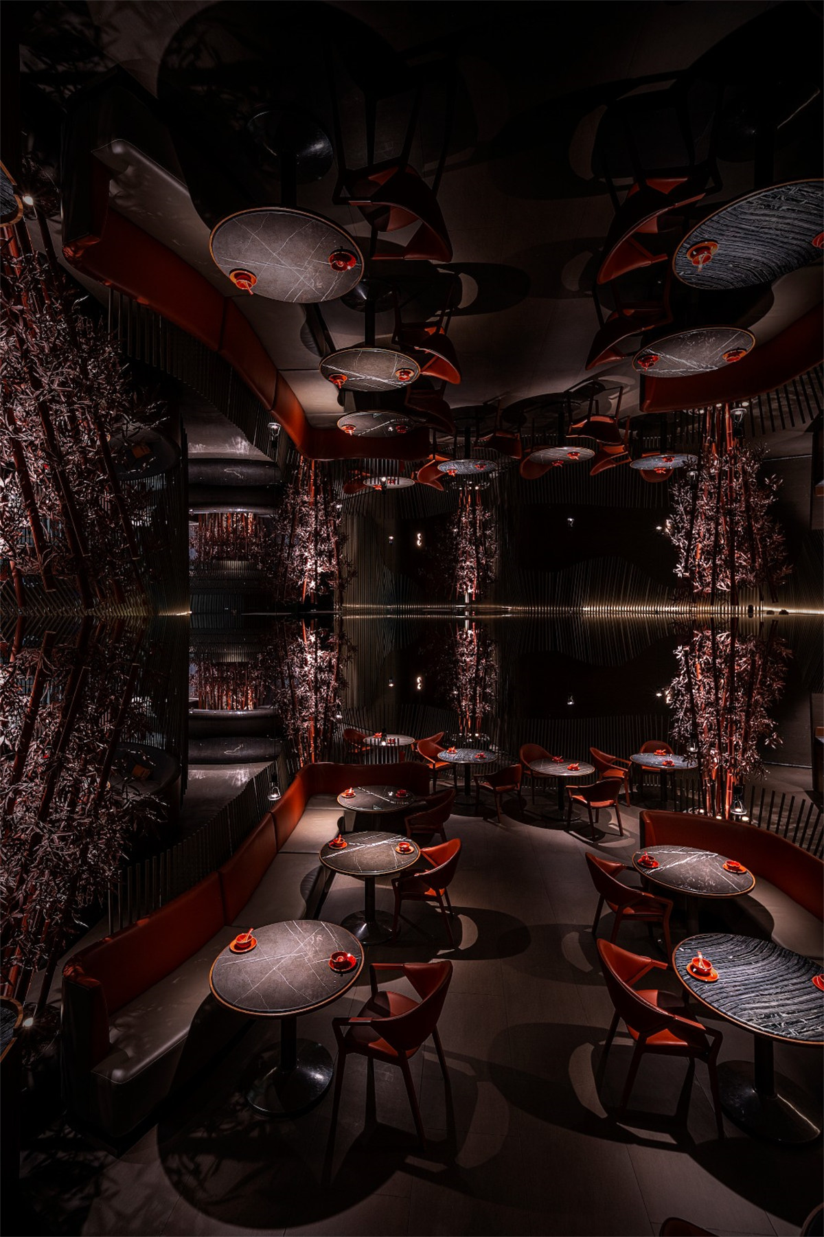 郑州餐饮设计推荐湘爱新式湖南菜餐厅装修设计(图9) 郑州餐饮设计推荐湘爱新式湖南菜餐厅装修设计(图9)