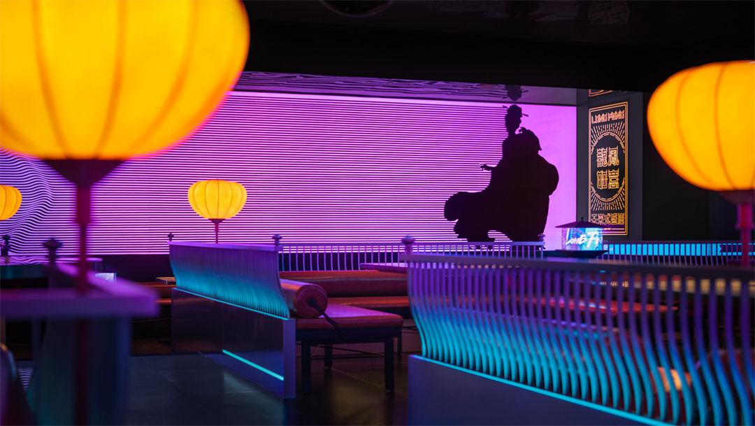 超酷国潮朋克风火锅串串店装修设计案例(图3) 超酷国潮朋克风火锅串串店装修设计案例(图3)