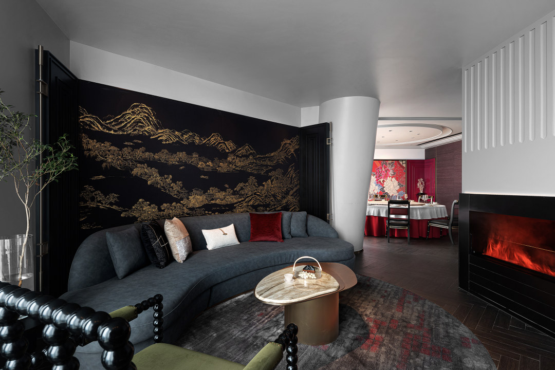 郑州中餐厅设计推荐粤榕轩·君宴粤菜餐厅装修案例(图8) 郑州中餐厅设计推荐粤榕轩·君宴粤菜餐厅装修案例(图8)