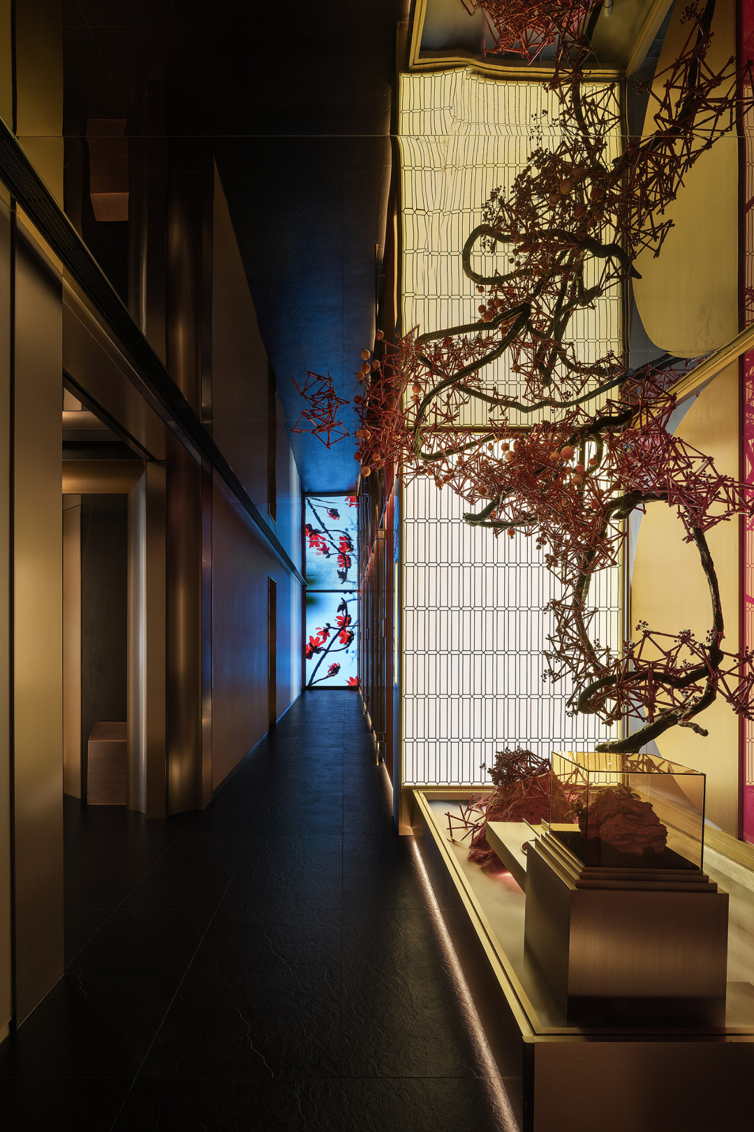 郑州中餐厅设计推荐粤榕轩·君宴粤菜餐厅装修案例(图9) 郑州中餐厅设计推荐粤榕轩·君宴粤菜餐厅装修案例(图9)