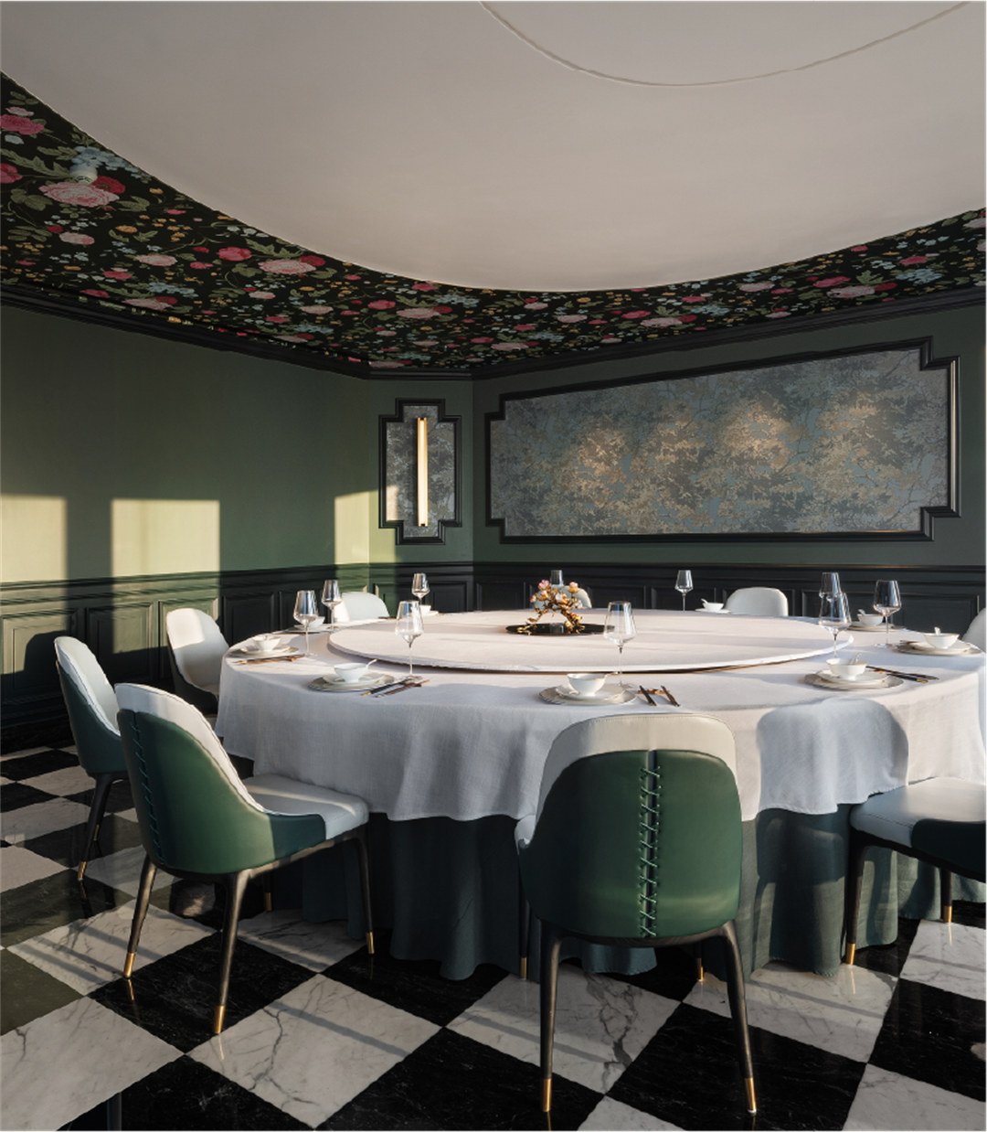 郑州中餐厅设计推荐粤榕轩·君宴粤菜餐厅装修案例(图11) 郑州中餐厅设计推荐粤榕轩·君宴粤菜餐厅装修案例(图11)