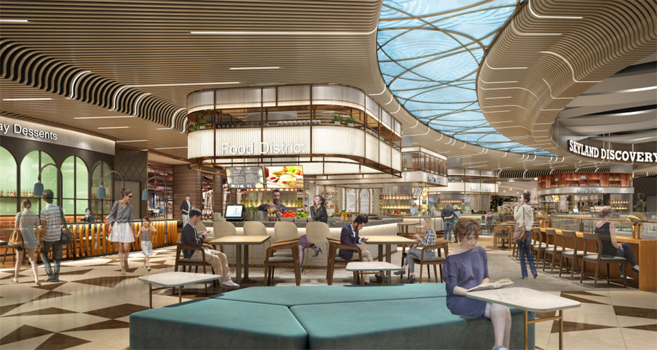 郑州美食广场设计公司食通天美食市集装修案例(图6) 郑州美食广场设计公司食通天美食市集装修案例(图6)