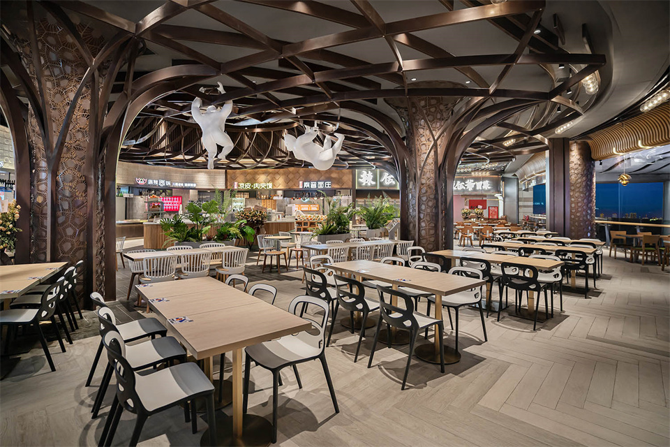 郑州美食广场设计公司食通天美食市集装修案例(图13) 郑州美食广场设计公司食通天美食市集装修案例(图13)