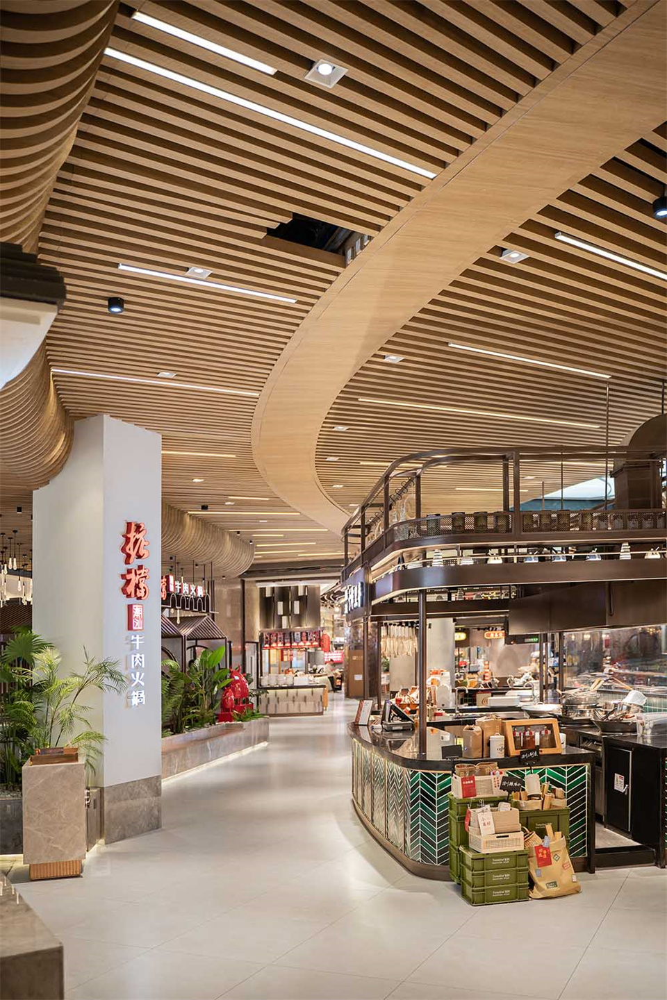 郑州美食广场设计公司食通天美食市集装修案例(图19) 郑州美食广场设计公司食通天美食市集装修案例(图19)