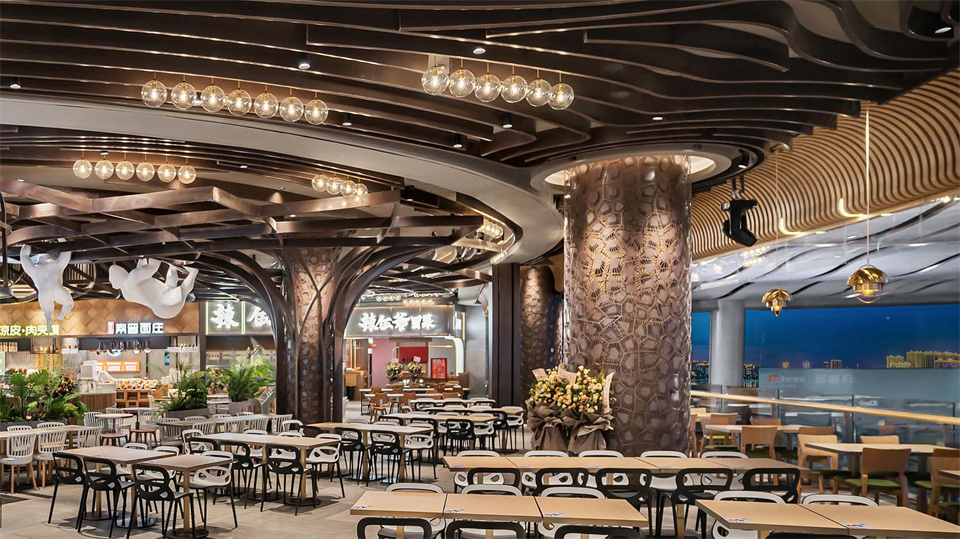 郑州美食广场设计公司食通天美食市集装修案例(图22) 郑州美食广场设计公司食通天美食市集装修案例(图22)