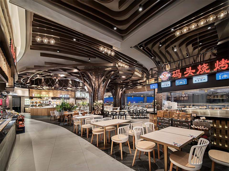 郑州美食广场设计公司食通天美食市集装修案例(图23) 郑州美食广场设计公司食通天美食市集装修案例(图23)