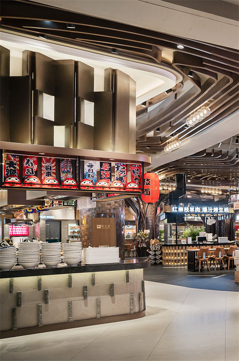 郑州美食广场设计公司食通天美食市集装修案例(图25) 郑州美食广场设计公司食通天美食市集装修案例(图25)