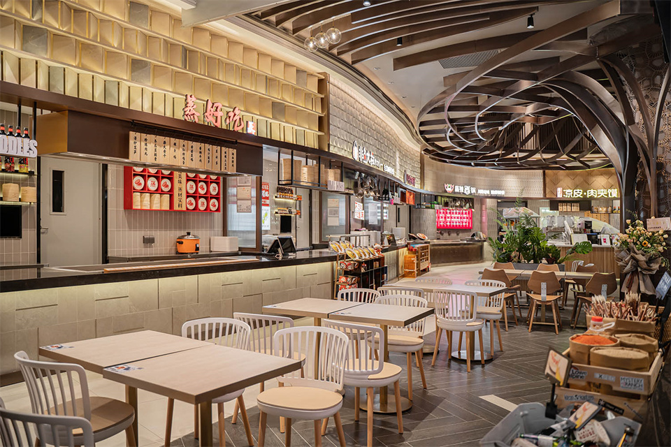 郑州美食广场设计公司食通天美食市集装修案例(图28) 郑州美食广场设计公司食通天美食市集装修案例(图28)