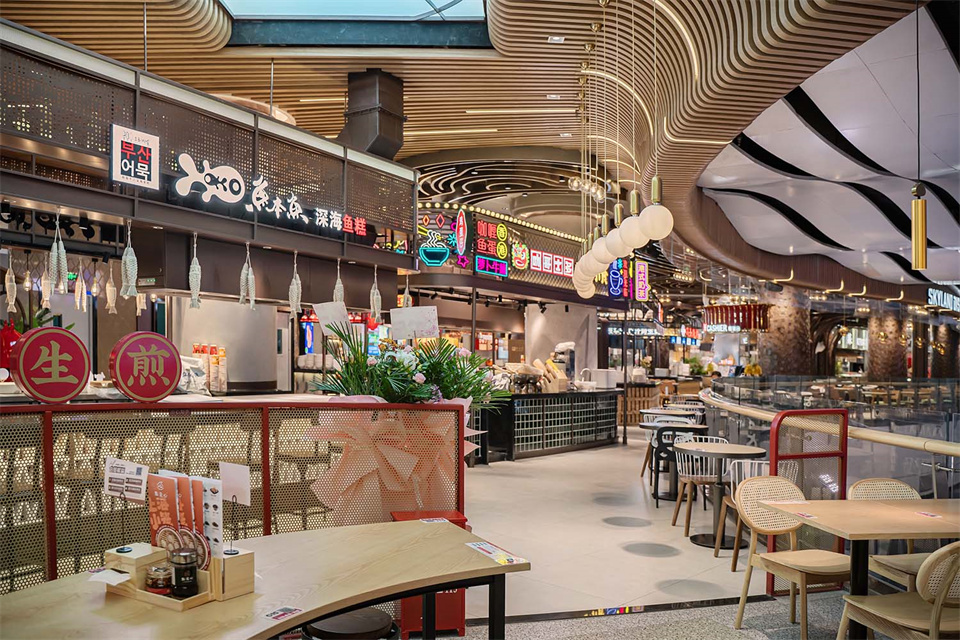 郑州美食广场设计公司食通天美食市集装修案例(图29) 郑州美食广场设计公司食通天美食市集装修案例(图29)