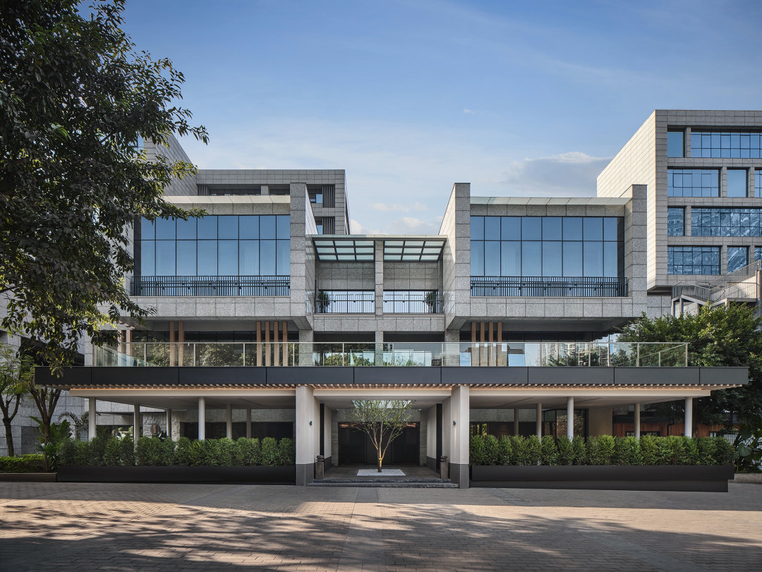 现代极简与中式混搭风商务中餐厅装修设计案例(图1) 现代极简与中式混搭风商务中餐厅装修设计案例(图1)