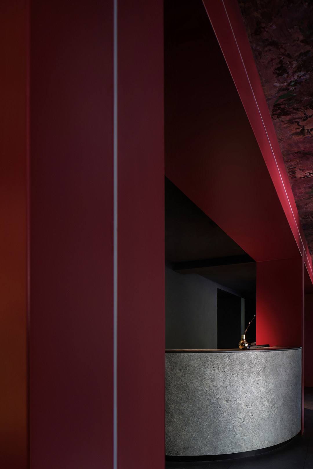 现代极简与中式混搭风商务中餐厅装修设计案例(图3) 现代极简与中式混搭风商务中餐厅装修设计案例(图3)