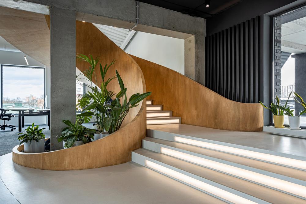 郑州金博大推荐时尚多彩软件公司办公室装修案例(图2) 郑州金博大推荐时尚多彩软件公司办公室装修案例(图2)