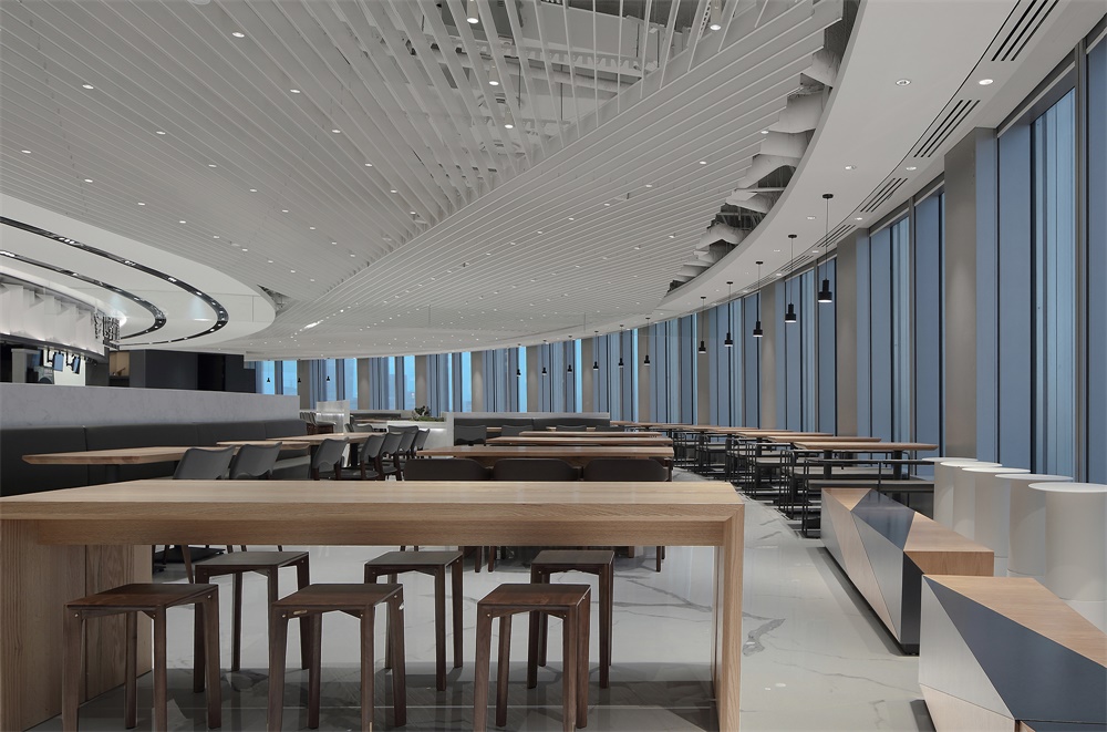 郑州员工餐厅设计公司OPPO“春笋”餐厅装修案例(图19) 郑州员工餐厅设计公司OPPO“春笋”餐厅装修案例(图19)