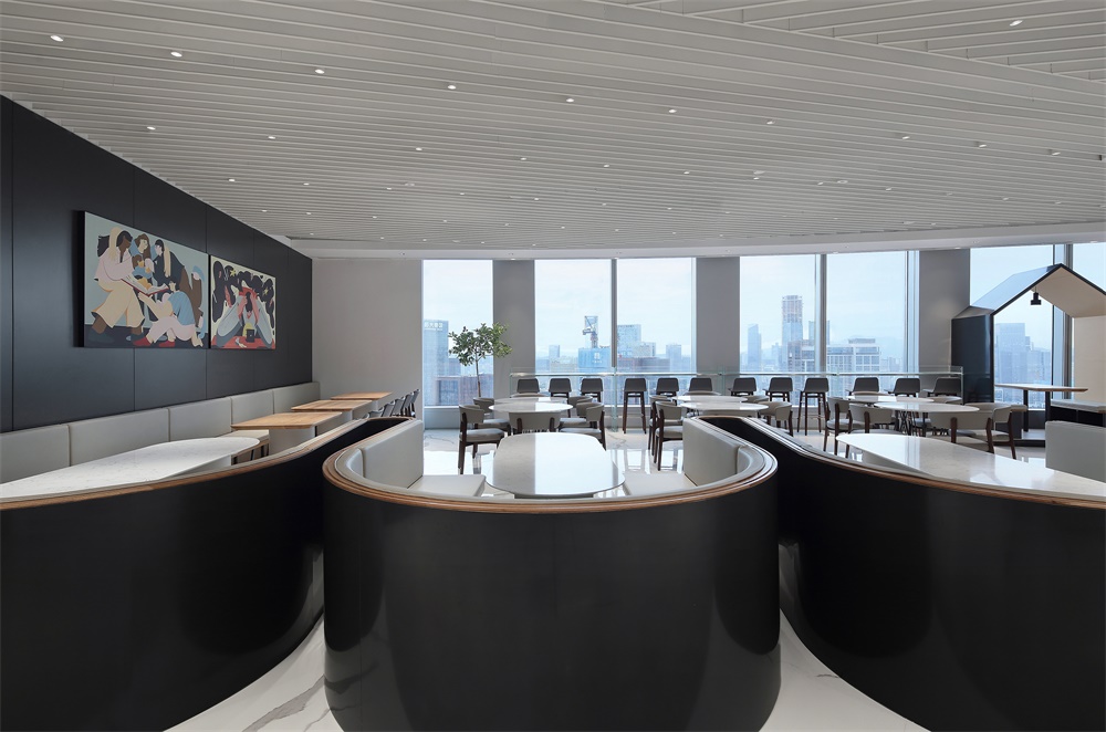 郑州员工餐厅设计公司OPPO“春笋”餐厅装修案例(图24) 郑州员工餐厅设计公司OPPO“春笋”餐厅装修案例(图24)