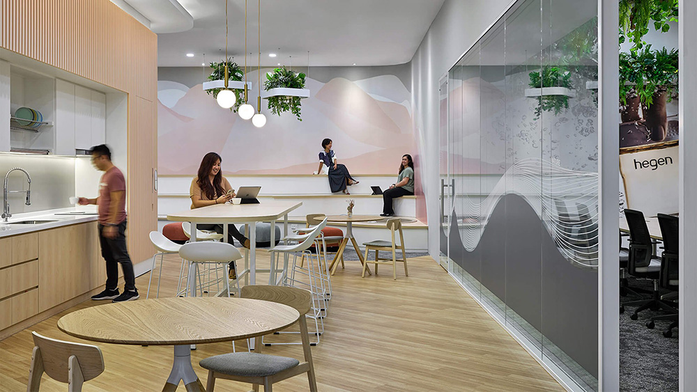 郑州办公室装修推荐快消品绿色时尚办公室设计(图9) 郑州办公室装修推荐快消品绿色时尚办公室设计(图9)