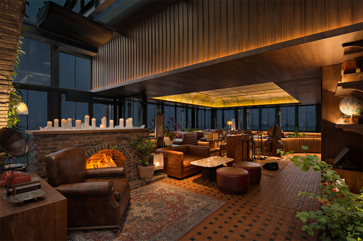 复古怀旧风Aom餐厅酒馆装修设计案例(图3) 复古怀旧风Aom餐厅酒馆装修设计案例(图3)