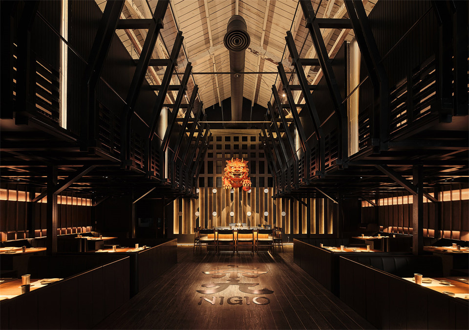 郑州日料店设计推荐奈九居酒屋装修设计(图2) 郑州日料店设计推荐奈九居酒屋装修设计(图2)