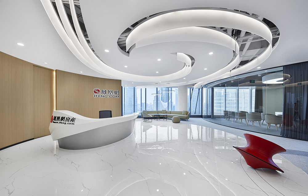 上海凤凰网新媒体传媒公司办公室装修设计案例(图2) 上海凤凰网新媒体传媒公司办公室装修设计案例(图2)