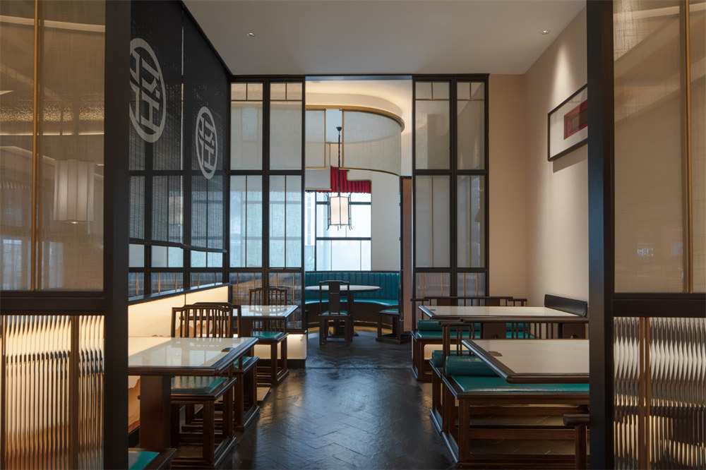 径山十八道风味民间菜餐厅装修设计案例(图3) 径山十八道风味民间菜餐厅装修设计案例(图3)