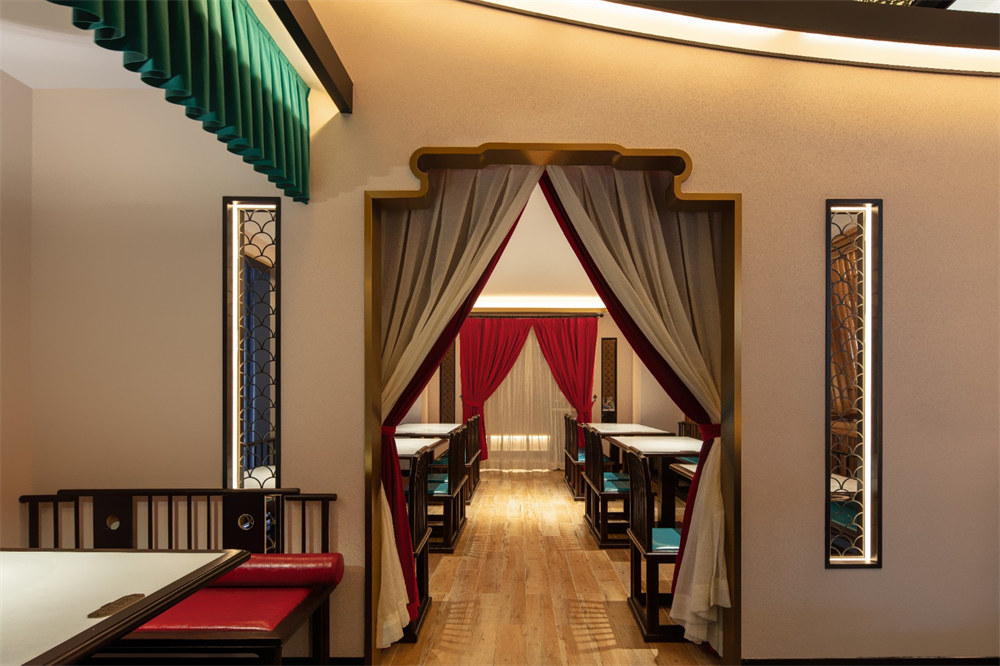 径山十八道风味民间菜餐厅装修设计案例(图5) 径山十八道风味民间菜餐厅装修设计案例(图5)