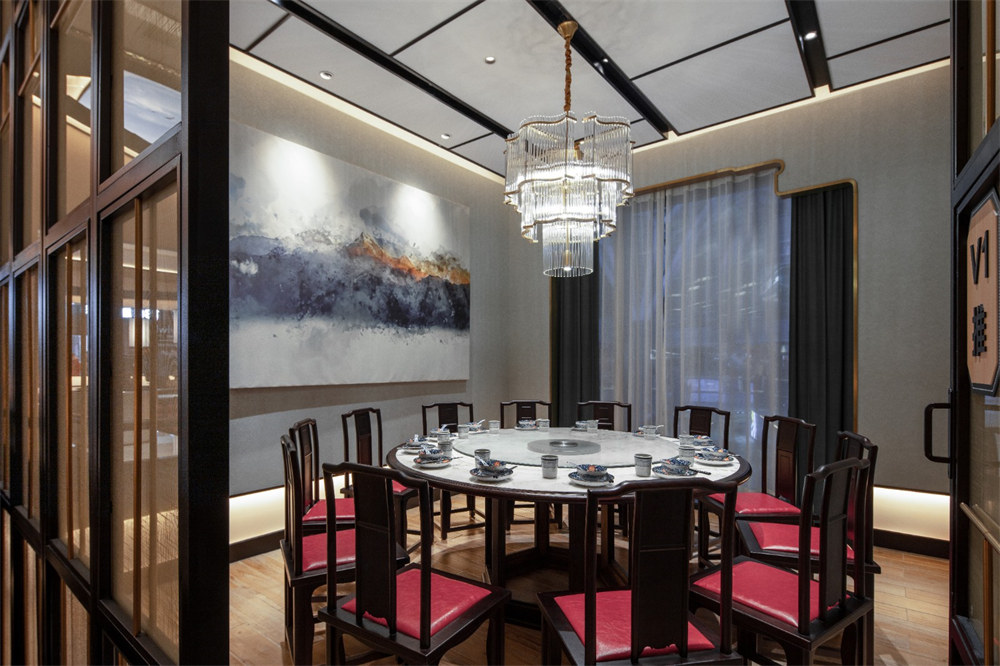 径山十八道风味民间菜餐厅装修设计案例(图6) 径山十八道风味民间菜餐厅装修设计案例(图6)