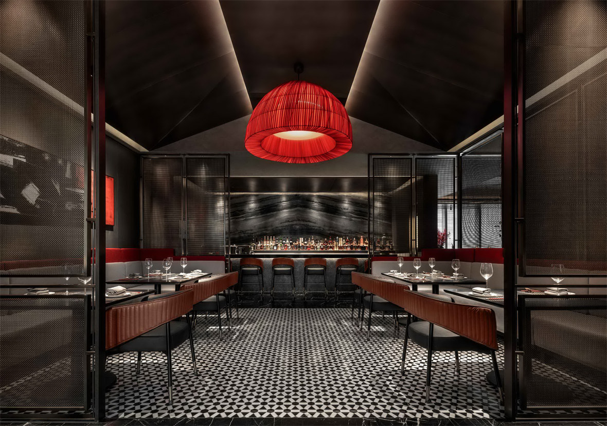 上海言江南新中式中餐厅装修设计案例(图1) 上海言江南新中式中餐厅装修设计案例(图1)