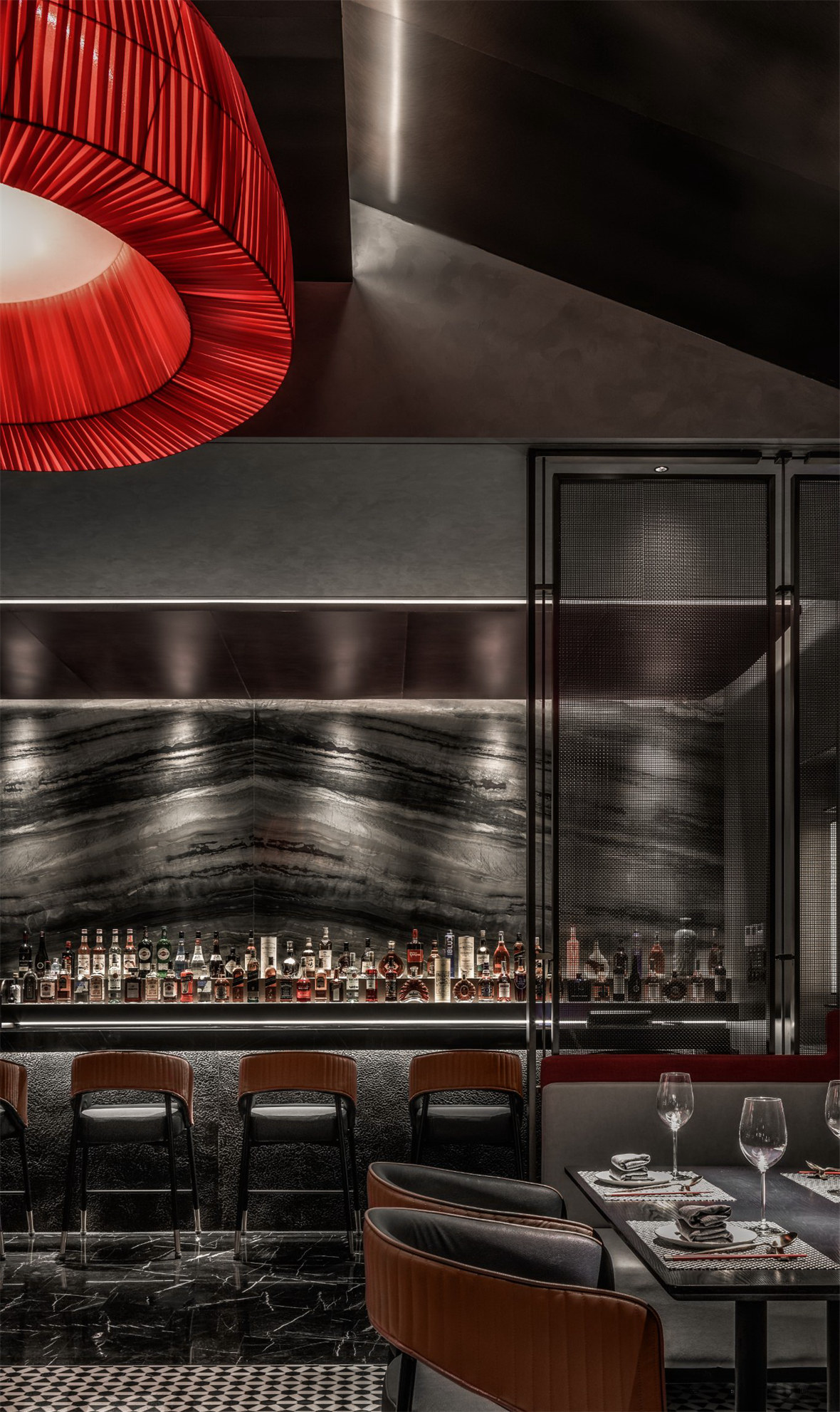 上海言江南新中式中餐厅装修设计案例(图2) 上海言江南新中式中餐厅装修设计案例(图2)