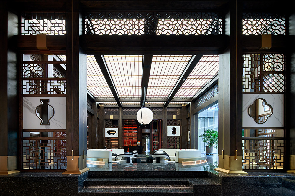 东方礼仪 迪荡喜粤一号中餐厅装修设计(图2) 东方礼仪 迪荡喜粤一号中餐厅装修设计(图2)