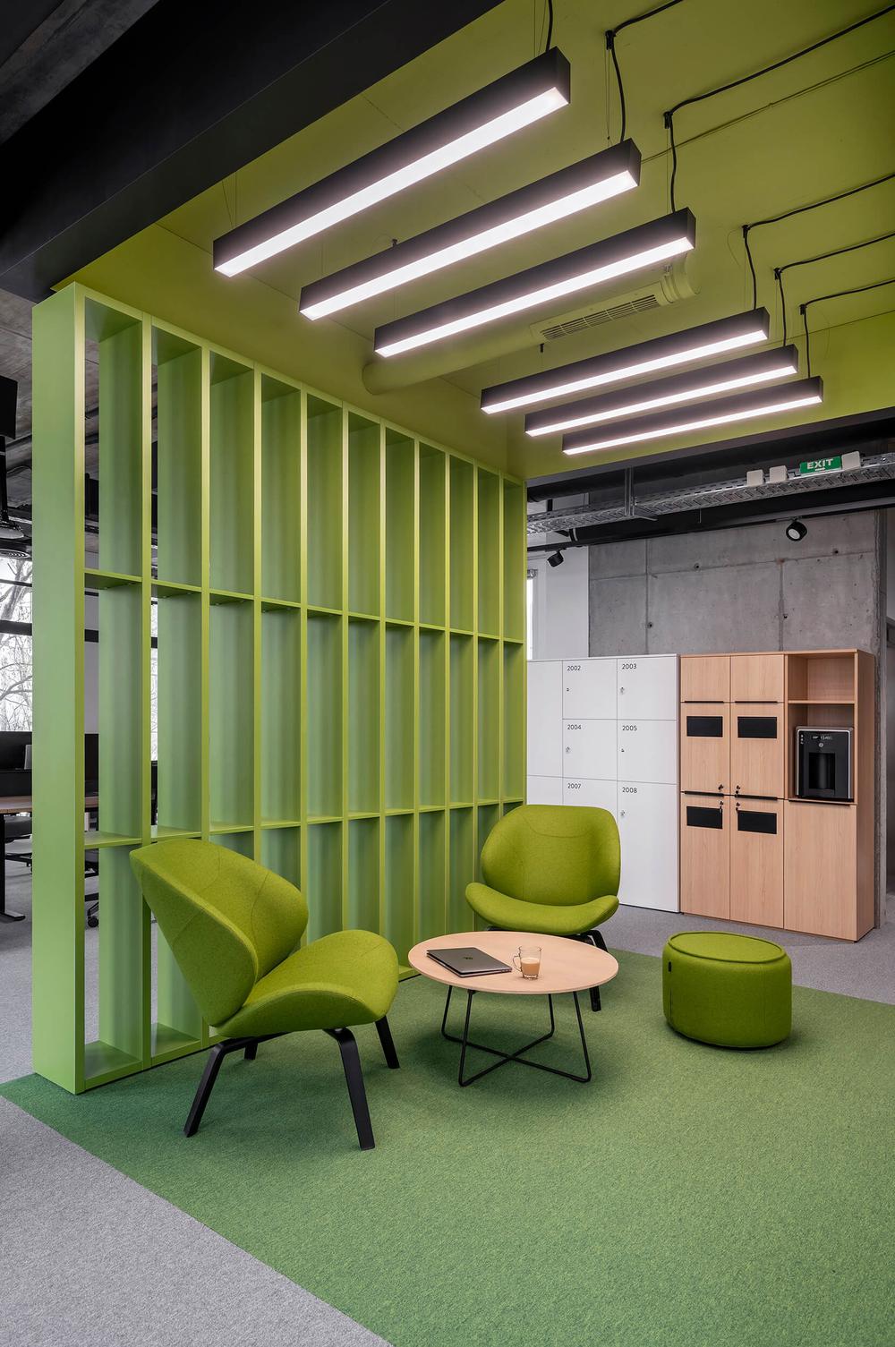 1300平清新工业风科技公司办公室装修设计(图2) 1300平清新工业风科技公司办公室装修设计(图2)