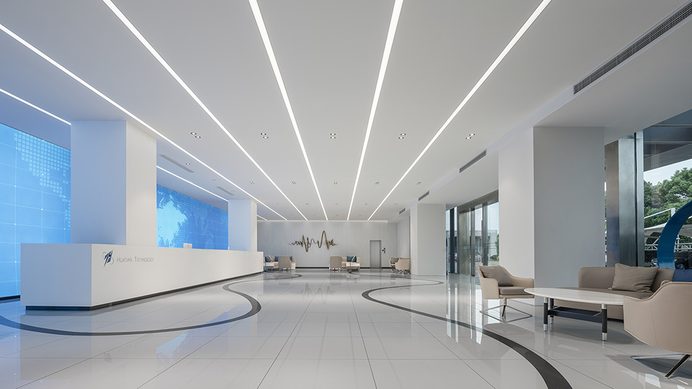 1万平华天科技集团办公室装修设计方案(图1) 1万平华天科技集团办公室装修设计方案(图1)